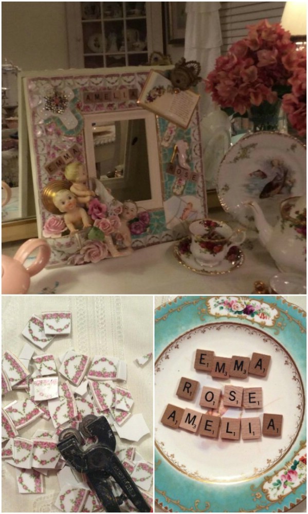 DIY Mosaic Memory Photo Frames