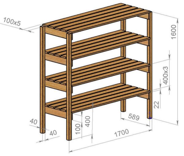 Стеллаж из дерева своими руками - просто, быстро и экономично