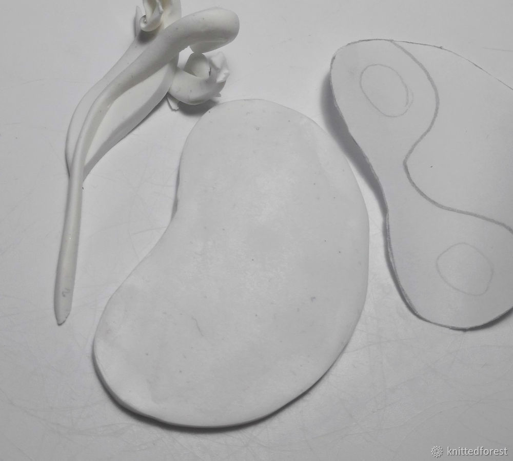 Процесс создания авторской игрушки из полимерной глины. Часть 1. Лепка мордочки, фото № 3