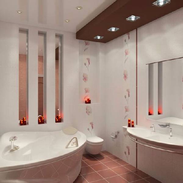 дизайн ванных комнат, совмещенных с туалетом фото, фото 1