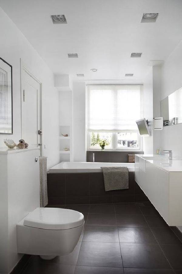 дизайн ванной комнаты совмещенной с туалетом, фото 39