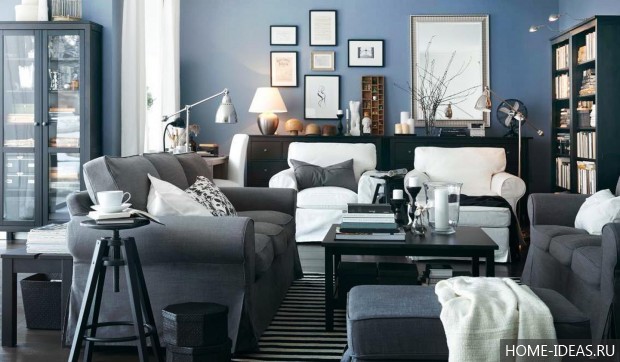 Серый цвет в интерьере квартиры