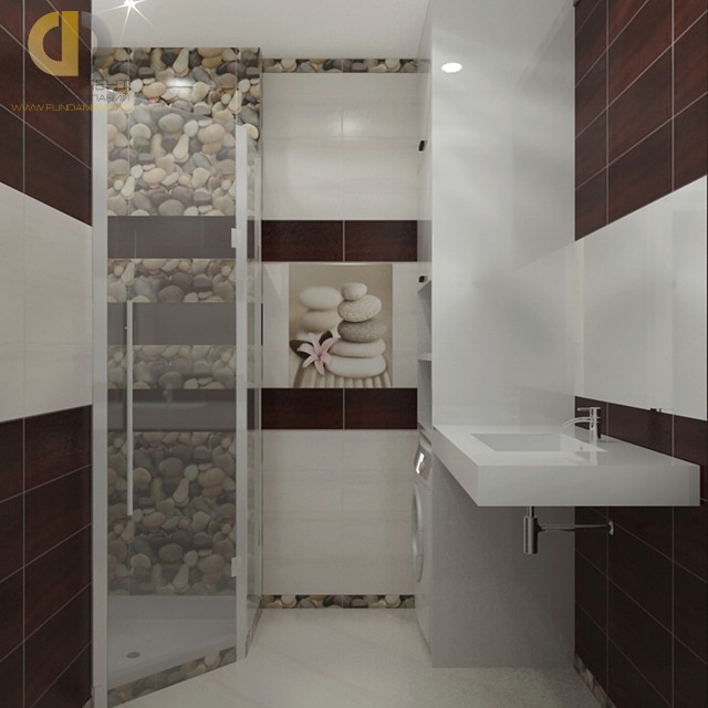 Отделка ванной комнаты плиткой: фото. Дизайн ванной с душевой кабиной