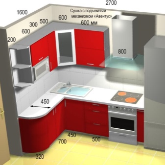 Варианты дизайна маленькой угловой кухни 