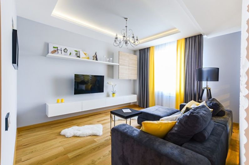 Дизайн интерьера квартиры в стиле минимализм - фото