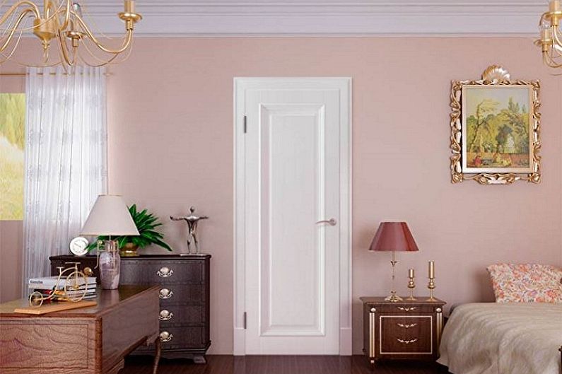 Белые двери в интерьере - фото