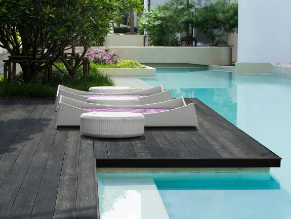 Carbonised Composite Decking, the burnt wood effect, stained decking